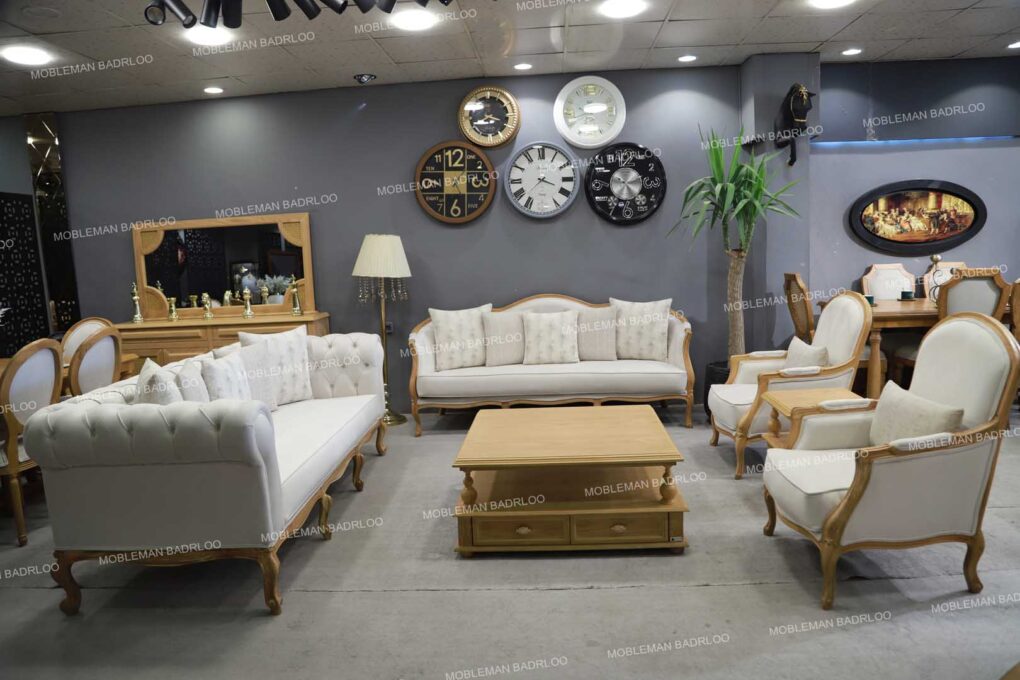 Curved classic sofas