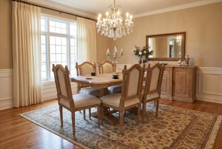 میز غذا خوری مدل مصری