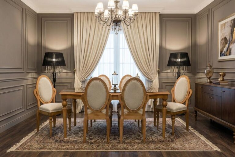 میز غذا خوری مدل فرانسوی